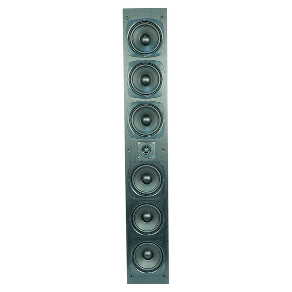 BIC America OWT65 RtR Elite OWT65 4.5-In. 100-Watt On-Wall Tower Speaker for 65-In. TVs, with 2 Polypropylene Woofers, Tweeter, 4 Bass Radiators