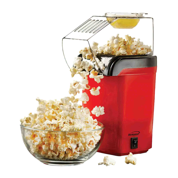 Brentwood Just For Fun PC-486R 8-Cup 1,200-Watt Hot Air Popcorn Maker (Red)