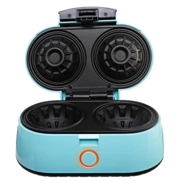 Brentwood Just For Fun TS-1402BL 2-Waffle Electric Waffle Bowl Maker, Blue
