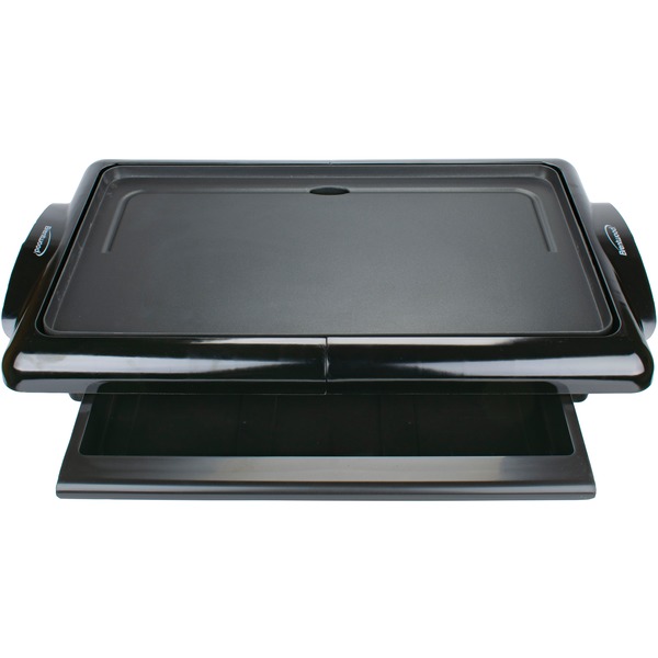 Brentwood TS-840 10-In. x 20 In. 1,400-Watt Nonstick Electric Griddle with Warming Tray