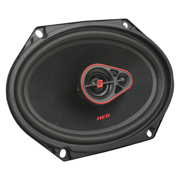 Cerwin-Vega Mobile H7683 H7683 6-In. x 8-In. 3-Way HED Series Full-Range Car Coaxial Speaker, 360 Watts Max, 4 Ohms, Stamped Steel Frame