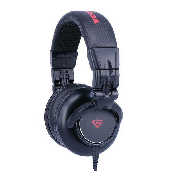 Cerwin-Vega HB1 HB Series Wired Over-Ear Professional Headphones with Detachable Straight and Coiled Cords and 3.5-mm to 1/4-In. Connector Adapter