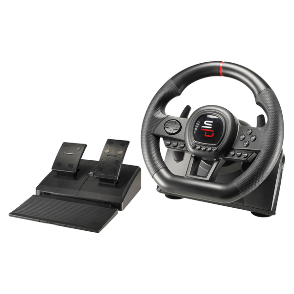 Subsonic SA5645-NG Superdrive SV 650 Racing Wheel with Pedal Set and Paddles for PS3, PS4, Xbox One, Xbox Series XS, Nintendo Switch/Switch 2, PC