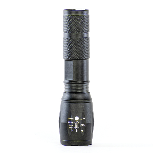 Dorcy 41-4379 300-Lumen Ultra HD Aluminum LED Rechargeable Flashlight with Power Bank