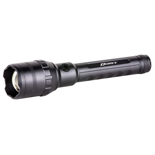 Dorcy 41-4393 Ultra HD Series USB-Rechargeable LED 9,000-Lumen Aluminum Flashlight with Power Bank, 4 Modes, up to 820-Ft. Beam