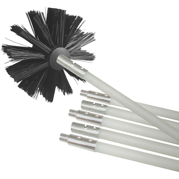 Deflecto DVBRUSH12K/6 12-Ft. Dryer-Duct Cleaning Kit