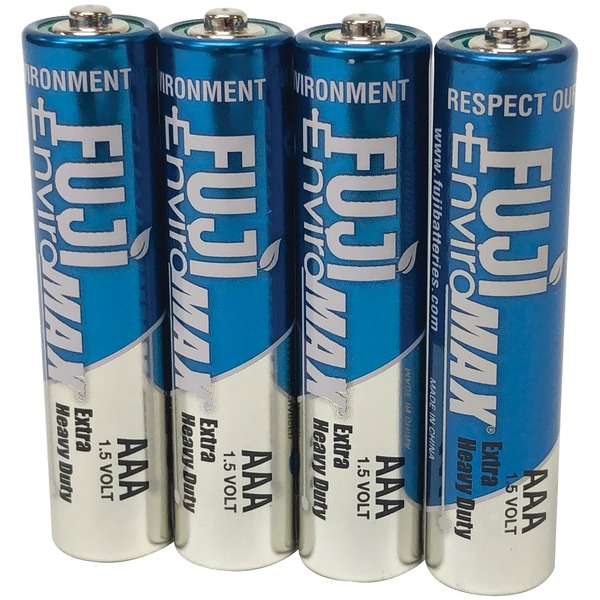 FUJI ENVIROMAX 3400BP4 EnviroMax AAA Extra Heavy-Duty Batteries (4 Pack)
