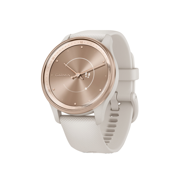 Garmin 010-02665-01 vivomove Trend Hybrid Smartwatch with 40.4-mm Case, Bluetooth, Hidden Touch Screen, Health/Fitness, Sports Apps