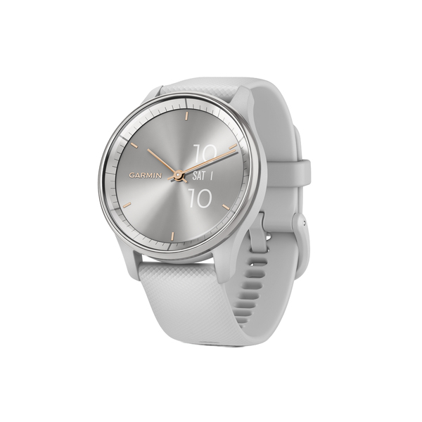 Garmin 010-02665-03 vivomove Trend Hybrid Smartwatch with 40.4-mm Case, Bluetooth, Hidden Touch Screen, Health/Fitness, Sports Apps