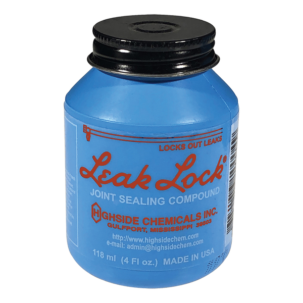 Highside Chemicals 10004 Leak Lock Pipe Joint Sealant in Brush-Top Jar (4 Oz.)