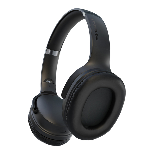 HyperGear 16180 Flip 2-in-1 Bluetooth Folding Over-Ear Headphones with Mic, Aux Input, and FM, Speaker/Headphone Modes
