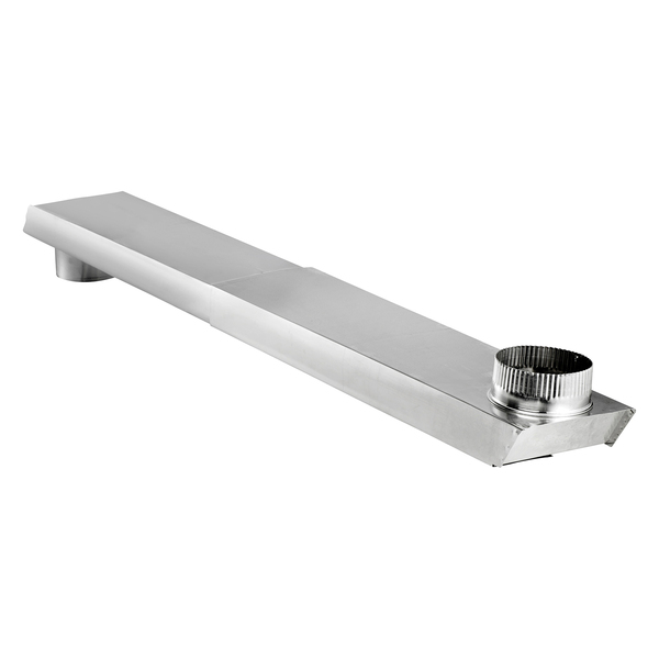 Lambro 3006-R Periscope 90deg Rectangular Aluminum Dryer Duct (24-41 In.)