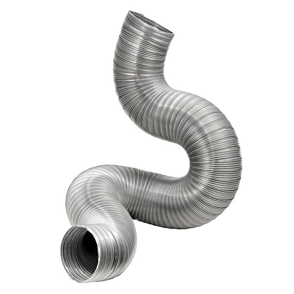 Lambro 317DL 8-Ft. Flexible Aluminum Semi-Rigid Double-Lock Air Duct (10 In. Diameter)