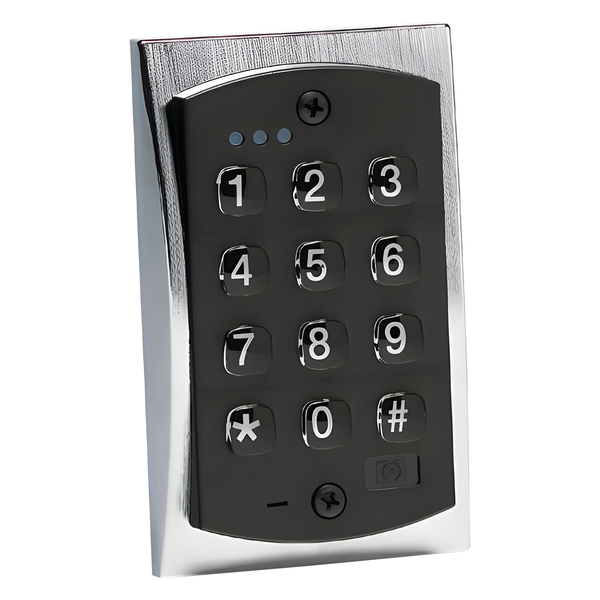Linear 0-294021 2000e Flush-Mount Backlit Access Control Keypad 500-User Door Gard Indoor Outdoor Keypad