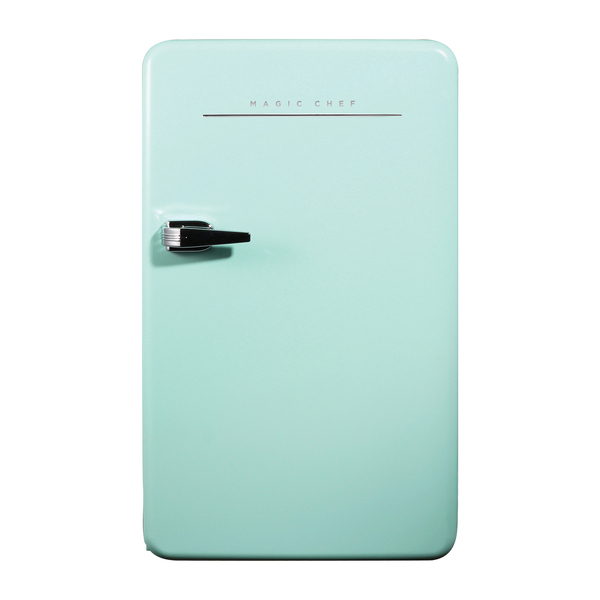 Magic Chef MCR32CHM 3.2-Cu. Ft. ENERGY-STAR Certified Retro Mini Fridge with Manual Defrost (Green)