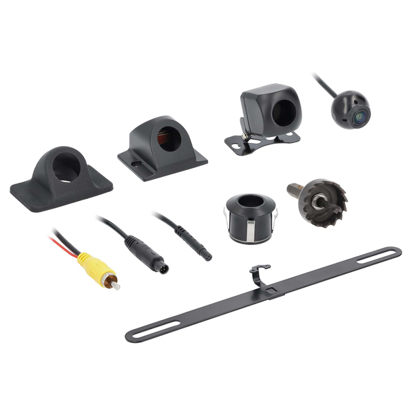 iBEAM Vehicle Safety Systems TE-5MSC TE-5MSC Wired Universal Multi-Mount Safety and Security Vehicle Camera System with Eyeball Camera and Multiple