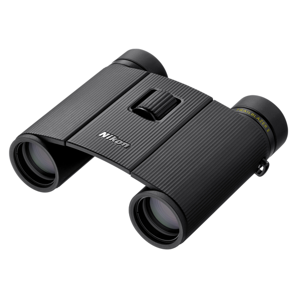 Nikon 16852 TRAILBLAZER II Compact Waterproof 8x25 Binoculars with Neck Strap, Case, and Caps for Paddlesports, Boating, Lake, Beach, Rain, Sleet