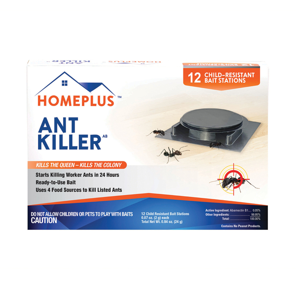 Home Plus HP-PLAS12 Plastic Ant-Killing Systems, 12 pk