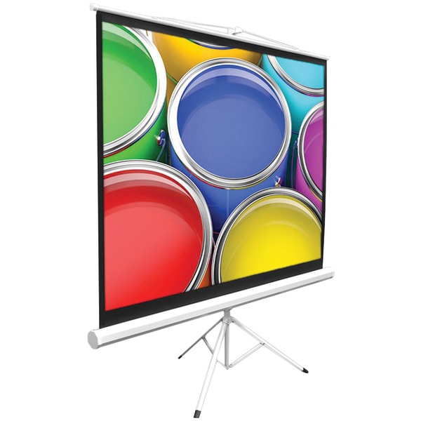 Pyle PRJTP52 Floor-Standing Portable Tripod Manual Projector Screen (50 In.)