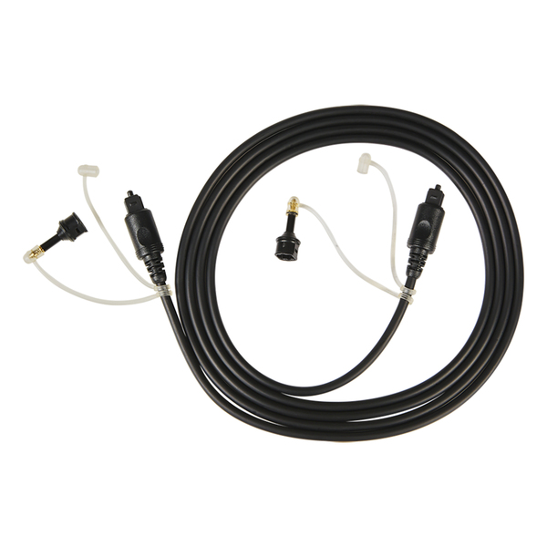 RCA DV10RV Digital Optical Cable with Two 3.5-mm Adapters, 6 Ft., Black