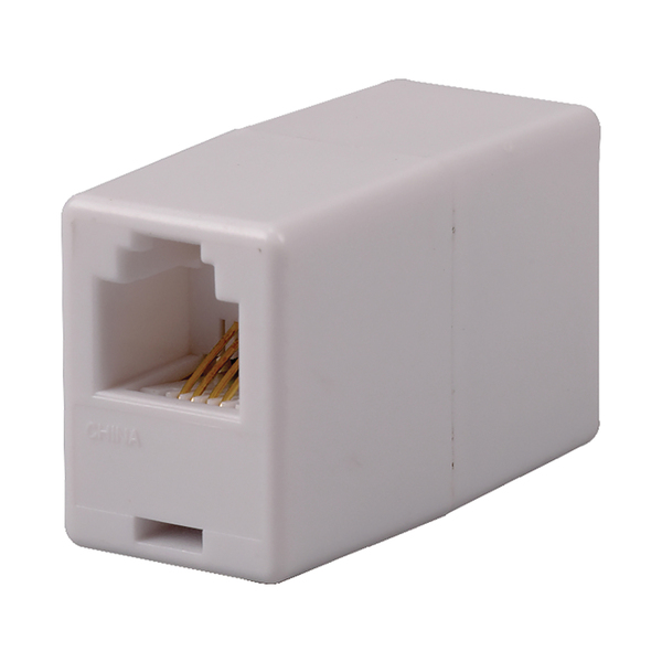 RCA TP262WHR In-Line Phone Cord Coupler, White