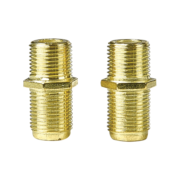 RCA VH66R1 In-Line F-Connectors, 2 Count