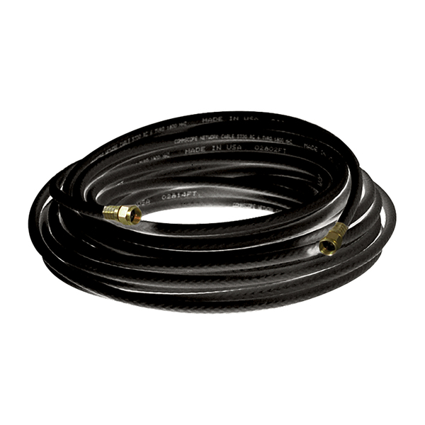 RCA VHB6111R RG6 Coaxial Cable with F-Connectors (100 Ft.; Black)