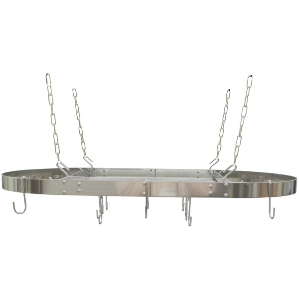 Range Kleen CW6001R Oval Hanging Pot Rack (Stainless Steel)