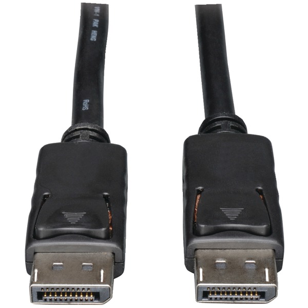 Tripp Lite by Eaton P580-006 4K at 60 Hz DisplayPort 1.2 Male/Male Cable with Latches, Black (6 Ft.)