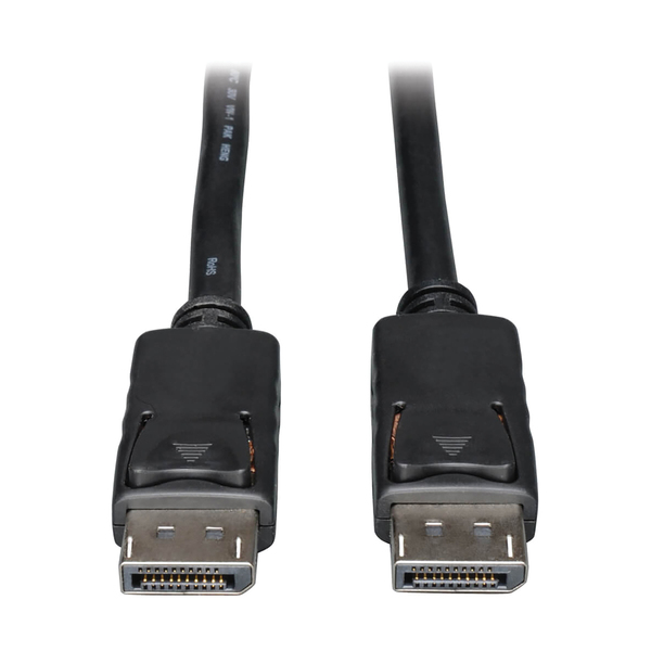 Tripp Lite by Eaton P580-015 4K at 60 Hz DisplayPort 1.2 Male/Male Cable with Latches, Black (15 Ft.)