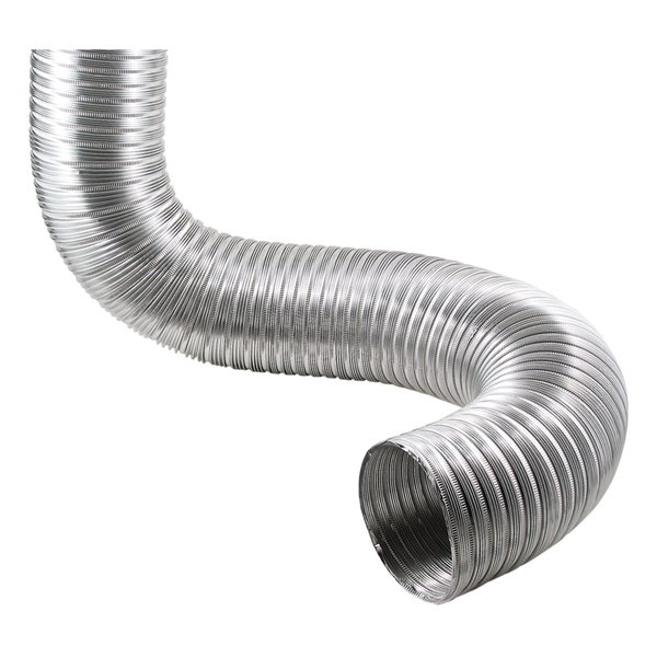 Deflecto AO48/20-A 8-Ft. Semi-Rigid Flexible Aluminum Duct (4 In. Diameter)