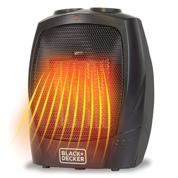 BLACK+DECKER BHDC201 1,500-Watt-Max Personal Desktop Heater with Fan Setting